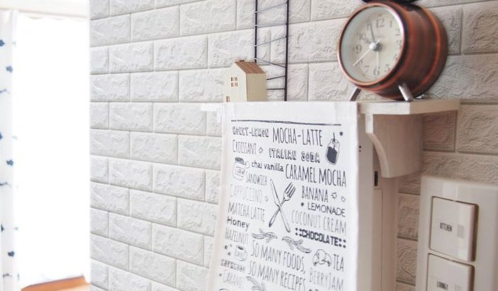 クッションレンガの壁紙シートで簡単おしゃれにお部屋の模様替えをしよう！